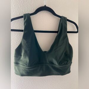 Lululemon Forrest Green Align Sports Bra size 12 cup C/D